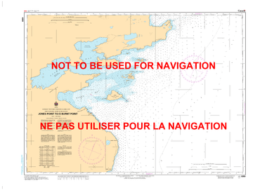 Jones Point to/à Burnt Point Canadian Hydrographic Nautical Charts Marine Charts (CHS) Maps 6359