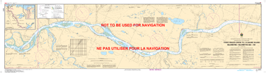 Three Finger Creek to/à Saline Island Kilometre 650 / Kilometre 730 Canadian Hydrographic Nautical Charts Marine Charts (CHS) Maps 6415