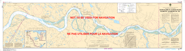 Saline Island to/à Police Island Kilometre 730 / Kilometre 810 Canadian Hydrographic Nautical Charts Marine Charts (CHS) Maps 6416