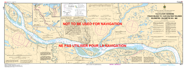 Tulita (Fort Norman), Police Island to/aux Halfway Islands Kilometre 810 / kilometre 860 Canadian Hydrographic Nautical Charts Marine Charts (CHS) Maps 6417