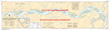 Fort Good Hope to/à Askew Islands Kilometre 1100 / Kilometre 1180 Canadian Hydrographic Nautical Charts Marine Charts (CHS) Maps 6422