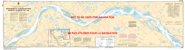 Bryan Island to/à Travaillant River Kilometre 1240 / Kilomètre 1325 Canadian Hydrographic Nautical Charts Marine Charts (CHS) Maps 6424