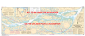 Point Separation to/au Aklavik Channel Kilometre 1480 / Kilomètre 1540 Canadian Hydrographic Nautical Charts Marine Charts (CHS) Maps 6427