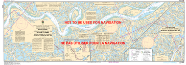 Aklavik Channel to/au Napoiak Channel including/y compris Aklavik Channel to/à Aklavik Kilometre 1530 / Kilometre 1597 Canadian Hydrographic Nautical Charts Marine Charts (CHS) Maps 6428
