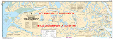 Middle Channel, Tununuk Point to/à Mackenzie Bay Kilometre 1670 / Kilometre 1730 Canadian Hydrographic Nautical Charts Marine Charts (CHS) Maps 6435