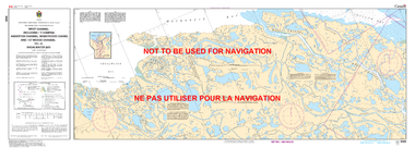 West Channel including/y compris Anderton Channel, Ministicoog Channel and/et Moose Channel to/à Shoalwater Bay Canadian Hydrographic Nautical Charts Marine Charts (CHS) Maps 6441