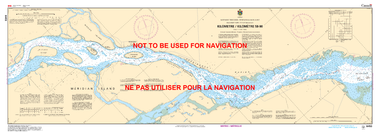 Mackenzie River / Fleuve Mackenzie (Kilometre / Kilomètre 58-90) Canadian Hydrographic Nautical Charts Marine Charts (CHS) Maps 6453