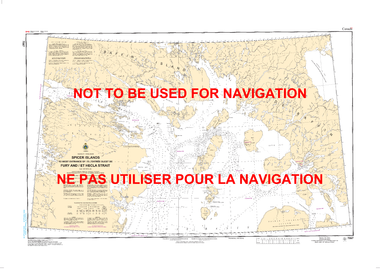 Spicer Islands to West Entrance of/ à L'Entrée Ouest de Fury and/et Hecla Strait Canadian Hydrographic Nautical Charts Marine Charts (CHS) Maps 7067