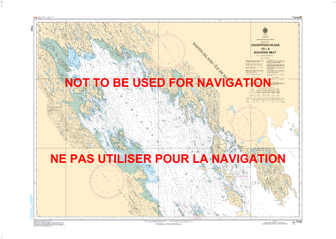 Culbertson Island to/à Koojesse Inlet Canadian Hydrographic Nautical Charts Marine Charts (CHS) Maps 7122
