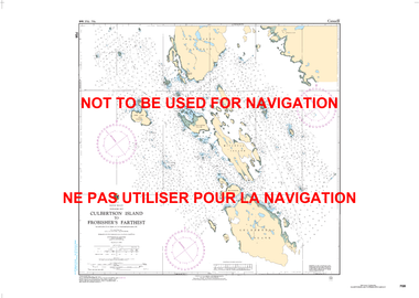Culbertson Island to Frobisher's Farthest Canadian Hydrographic Nautical Charts Marine Charts (CHS) Maps 7126