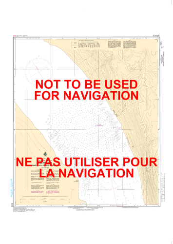 Exeter Bay Landing Beach Canadian Hydrographic Nautical Charts Marine Charts (CHS) Maps 7171
