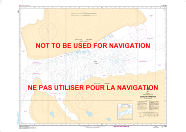 Durban Harbor Canadian Hydrographic Nautical Charts Marine Charts (CHS) Maps 7181