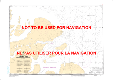 Kangeeak Point and Approaches/et les Approches Canadian Hydrographic Nautical Charts Marine Charts (CHS) Maps 7185