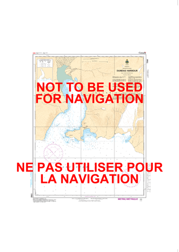 Dundas Harbour Canadian Hydrographic Nautical Charts Marine Charts (CHS) Maps 7292