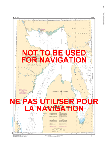 Repulse Bay and Approaches/ Et Les Approches Canadian Hydrographic Nautical Charts Marine Charts (CHS) Maps 7405