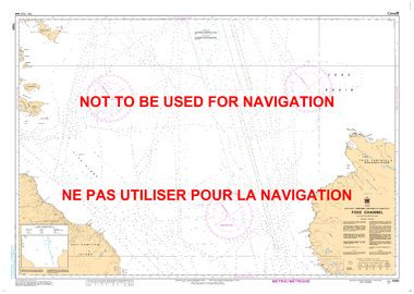 Foxe Channel Canadian Hydrographic Nautical Charts Marine Charts (CHS) Maps 7481