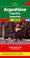 Argentina at 1:1,500,000 on a large, double-sided map from Freytag & Berndt presenting the country on three overlapping panels, with an index booklet attached to the map cover also providing street plans Buenos Aires, Córdoba and Rosario. 

The map divides the country north/south. On one side is northern Argentina, extending south to include Mendoza and Aconcagua, San Luis, Rio Cuarto and Rosario, plus the northern half of Uruguay, coverage of much of Paraguay including Asuncion, and parts of north-eastern Chile. On the reverse the remainder of the country is presented on two panels; coverage on the main panel starts in San Luis, extending east and west to Montevideo and Santiago, and continues southwards along the Andes beyond El Chaltén. The remainder of Patagonia and Terra del Fuego are on the third panel; coverage here includes Torres del Paine National Park and the Chilean islands south of it. 

Bold relief shading and colouring for the Andes, with plenty of names of geographical features, do not detract from the presentation of road network which is graded into six types and shows locations of petrol stations. Tourist routes are highlighted. Railway lines are included and local airports are marked. Symbols indicate various places of interest including campsites. National parks and other protected areas are highlighted. The map also shows administrative boundaries with names of the provinces, and indicates numerous oil fields and pipelines. Latitude and longitude lines are drawn at 1º intervals. The index is in a booklet attached to the map cover, which also provides street plans of central Buenos Aires, Córdoba and Rosario. Also included is a map of the Falkland Islands at the same scale as the main map; place names are in English (Stanley, etc). Map legend includes English.