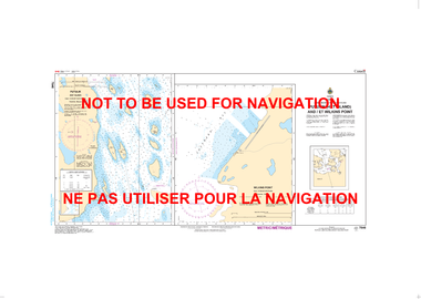 Putulik (Hat Island) and/et Wilkins Point Canadian Hydrographic Nautical Charts Marine Charts (CHS) Maps 7646