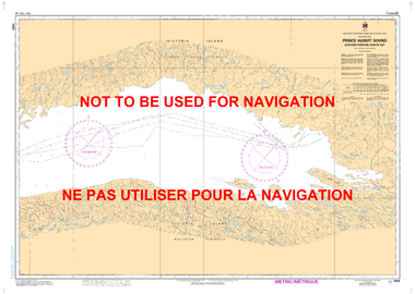 Prince Albert Sound Eastern Portion/Partie Est Canadian Hydrographic Nautical Charts Marine Charts (CHS) Maps 7669