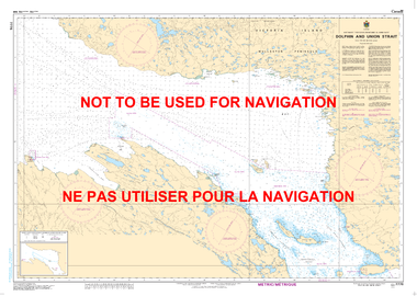 Dolphin and Union Strait Canadian Hydrographic Nautical Charts Marine Charts (CHS) Maps 7776