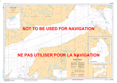 Dease Strait Canadian Hydrographic Nautical Charts Marine Charts (CHS) Maps 7779