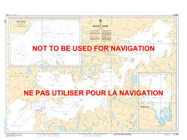 Melville Sound Canadian Hydrographic Nautical Charts Marine Charts (CHS) Maps 7790