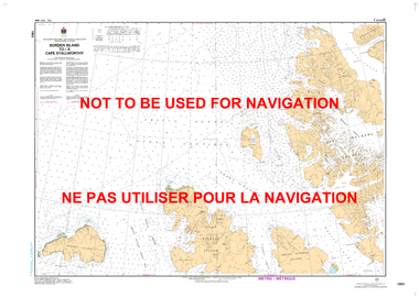 Borden Island to/ À Cape Stallworthy Canadian Hydrographic Nautical Charts Marine Charts (CHS) Maps 7953