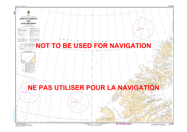 Cape Stallworthy to/à Cape Discovery Canadian Hydrographic Nautical Charts Marine Charts (CHS) Maps 7954