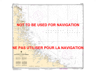 Cod Island to / à Cape Harrison Canadian Hydrographic Nautical Charts Marine Charts (CHS) Maps 8047