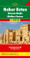 Middle East at 1:2,000,000 from Freytag & Berndt, with a separate index booklet also providing street plans of central districts of Amman, Cairo, Damascus, Nicosia and Tehran. City names are in their local versions, with English equivalents shows where necessary (Dimashs/Damascus, Bur Said/Port Said, Halab/Aleppo, Al Mawsul/Mosul, etc.). 

Topography is shown by relief shading with additional colouring/graphics for salt flats, rock or sand deserts, etc. National boundaries are prominently marked and within most countries internal administrative borders are also shown (without names of the provinces). Road network includes selected local and desert tracks, Driving distances are shown on main routes and border crossings are clearly marked. The map also shows principal railway lines, ferry routes and local airports. Also marked are oil fields and pipelines. 

Latitude and longitude lines are drawn at 1° intervals. The index, in a separate booklet attached to the map cover, lists all locations by country. Map legend includes English. 