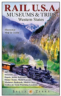 Railway Map Western USA