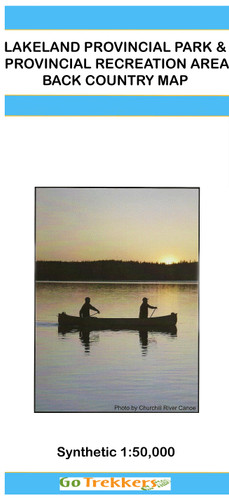 Lakeland Provincial Park & Provincial Recreation Area Back Country Map - SYNTHETIC