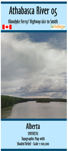 Athabasca River 05 - Klondyke Ferry/ Highway 661 to Smith - SYNTHETIC