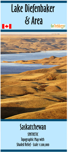 Lake Diefenbaker & Area - SYNTHETIC