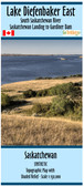 Lake Diefenbaker East Map - SYNTHETIC