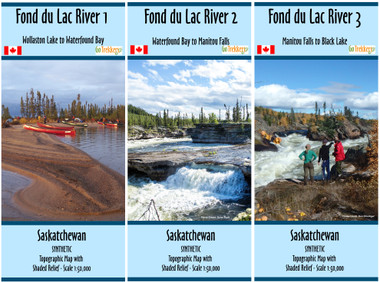 Fond du Lac River Map Set - SYNTHETIC