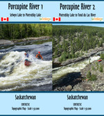 Porcupine River Map Set - SYNTHETIC