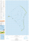 Topographic map of the Fakaofo in the Pacific at scale 1:25,000 by the NZ government