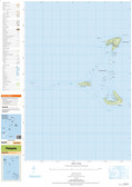 Topographic map of the Pukapuka in the Pacific at scale 1:25,000 by the NZ government