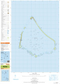 Topographic map of the Manihiki in the Pacific at scale 1:25,000 by the NZ government