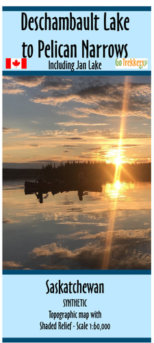 Deschambault Lake to Pelican Narrows, Saskatchewan - SYNTHETIC