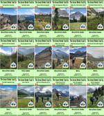 The Great Divide Trail: USA/Canada Border to Bastille Creek Trailhead - 18 Maps