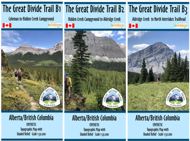 The Great Divide Trail: Section B - Coleman to North Interlakes Trailhead - SYNTHETIC