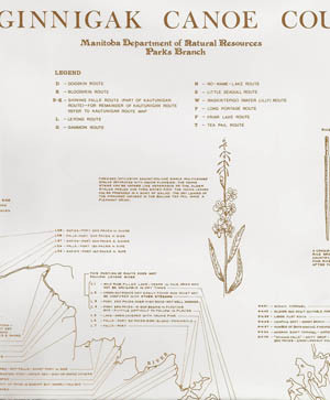Sasaginnigak Canoe Country Historical Map