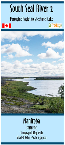 South Seal River 2 - Porcupine Rapids to Shethanei Lake map - SYNTHETIC