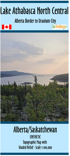 Lake Athabasca North Central - Alberta/Saskatchewan Border to Uranium City - SYNTHETIC