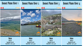 Bonnet Plume River - Bonnet Plume Lake & Duo Lake to Peel River set - SYNTHETIC 