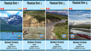 Mountain River Map Set - SYNTHETIC