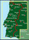 Portugal at 1:500,000 from Freytag & Berndt with its index Booklet attached to the map cover also providing street plans of central districts Lisbon and Porto. Road network gives driving distances on virtually all the small local roads shown on the map. 

The map shows a large number of villages, with connecting small local roads. Road numbers of larges roads and clearly marked and scenic routes are highlighted. Railway lines are included and local airports are marked. 

Topography is shown by relief shading, with spot heights and names of mountain ranges. National parks and other protected areas are highlighted. Symbols mark various placeas of interest, including campsites. The map has latitude and longitude lines at intervals of 30’. The index, in a separate booklet attached to the map cover lists locations with their postcodes. Multilingual map legend includes English.
