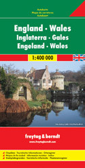 England Wales Travel Map